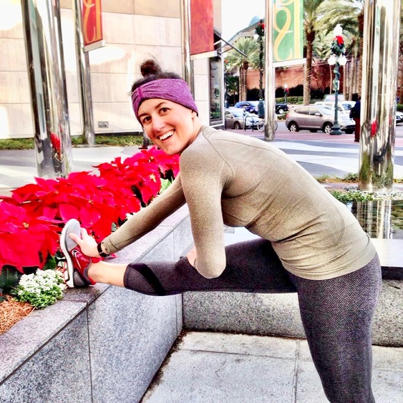 LULULEMON Run Inspire Crop II Luxtreme Leggings in Giant Herringbone Black - Picture 3 of 13